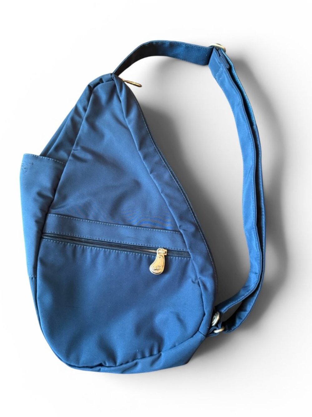 AmeriBag Healthy Back Bag Blue Nylon Sling Crossbody